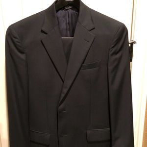 Jos. A. Bank 2 pc Suit Black w/ small pinstripes